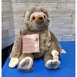 Huggable Massager Brown Sloth Vibration Takes 2 "AA" Batteries